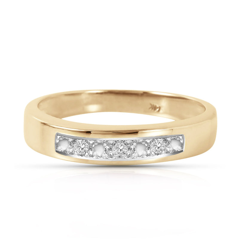 0.02 Carat 14K Gold Rings Natural Diamond