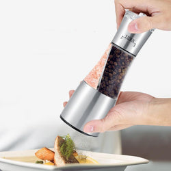 1 Manual Pepper Mill or 1 Salt Pepper Mill Spices Peppercorn Grinder Steel Portable Kitchen Manual Salt Pepper Mill Muller