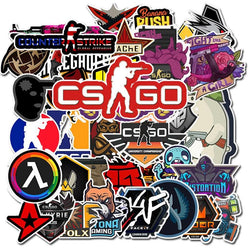 10/30/50PCS CS GO Stickers Motorcycle Anime Game Sticker For Kid children Laptop Funny Graffiti Mix Retro PVC Waterproof Sticker