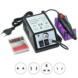 1 Set 2 Way Electric Nail Drill Machine Manicure 20000RPM Machine Strong Pedicure UV Gel Cuticle Remover Nail Drill Equipment